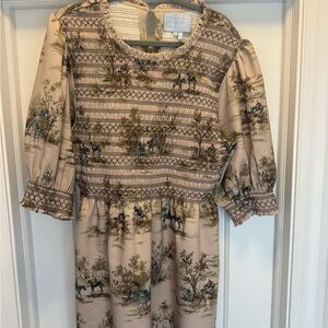 Hill House Equestrian Toile Dress